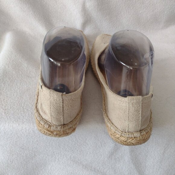 Soludos Wink Canvas Espadrilles 7 Cute Jason Polan Natural Jute Slip Ons - Picture 10 of 12